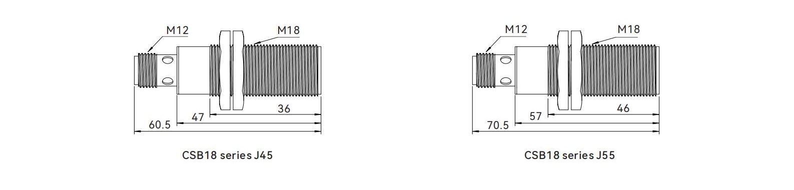 Ultrasonic fuel level sensor CSB18 series